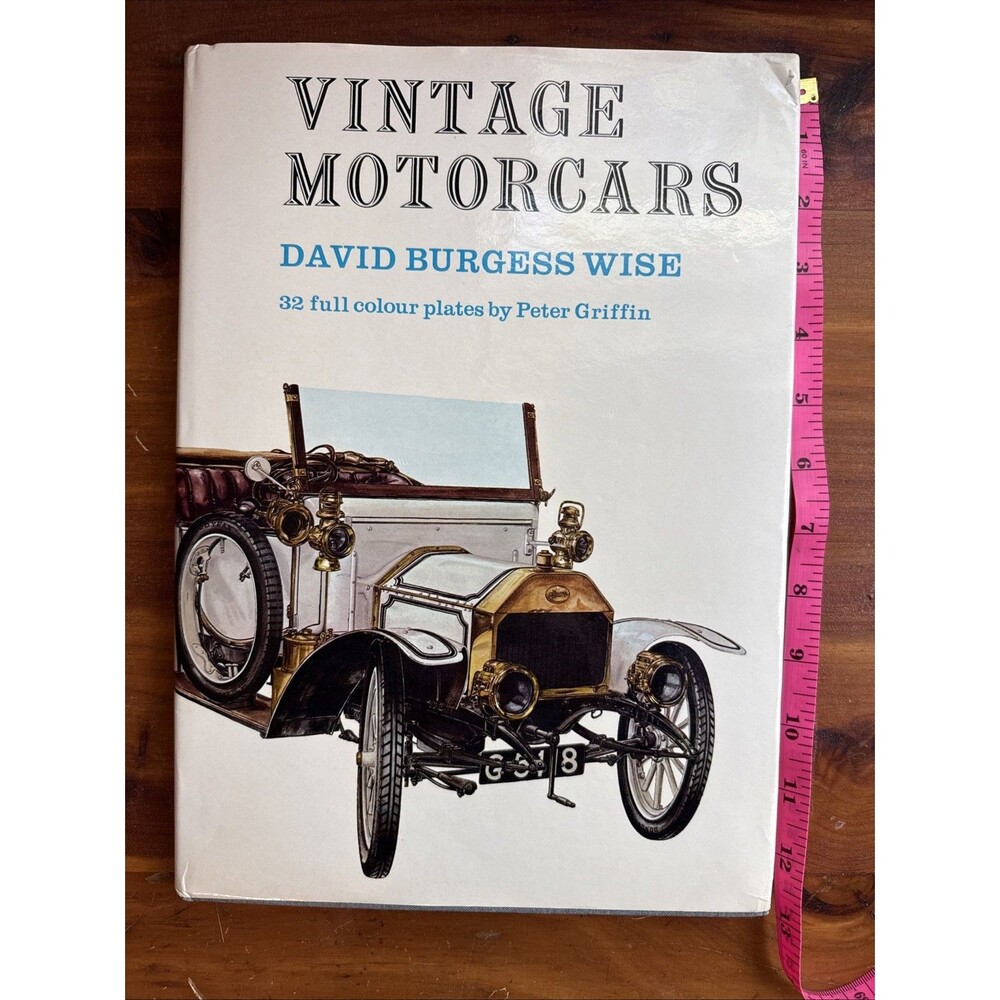 Vintage Motorcars by David Burgess Wise 32 full color plates
